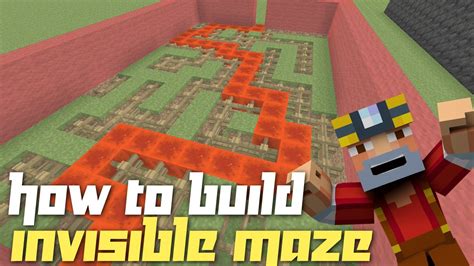 Minecraft Xbox 360one How To Build Maze W Invisible Walls Youtube
