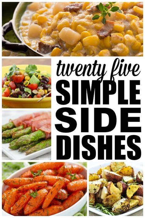 25 Easy Side Dishes