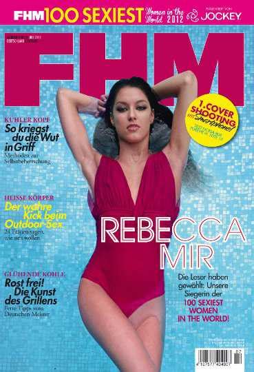 Magazine Cover Fhm 100 Sexiest Woman In The World 2012 July 2012