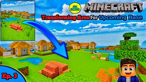 I Transform Whole Area Minecraft Timelapse Survival Series Ep3