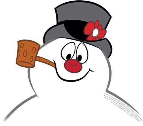 download frosty the snowman face clipart clipartkey