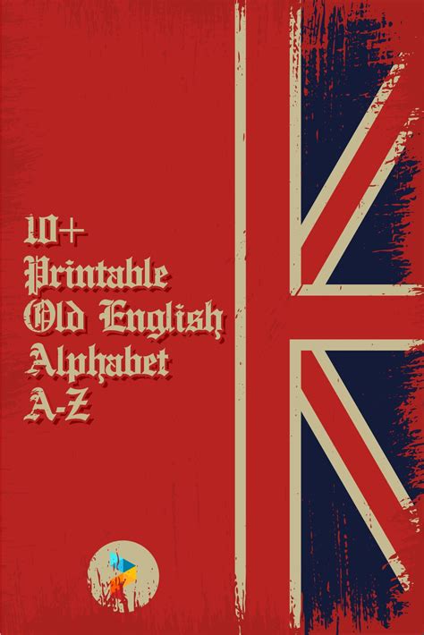 Old English Alphabet A Z Free Pdf Printables Printablee