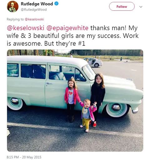 Rutledge Wood Talks About His Wife And Daughter