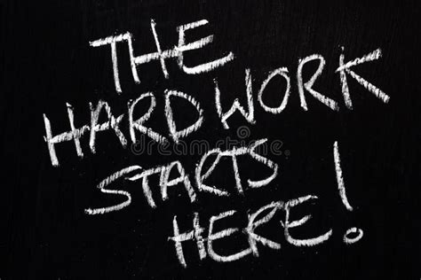 Hard Work Ahead Sign Stock Image Image Of Background 24896613