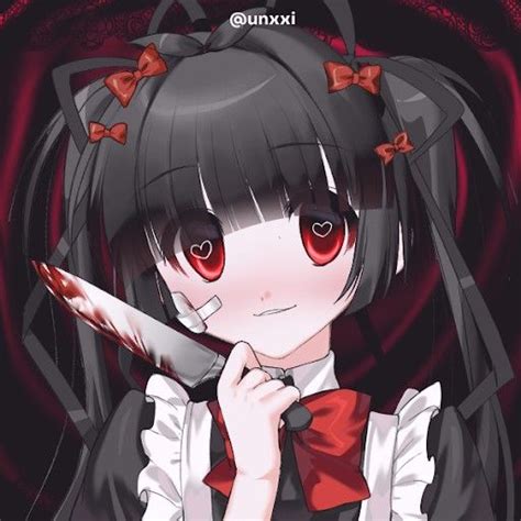 Bloody Anime Girl Aesthetic
