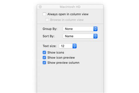 How To Use Column View Options In Finder On The Mac