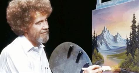 Were Sorry But Bob Ross Curly Hair Is A Lie Huffpost