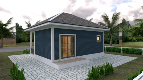 Small Bungalow House 8x65 With Hip Roof Pro Home Decorz
