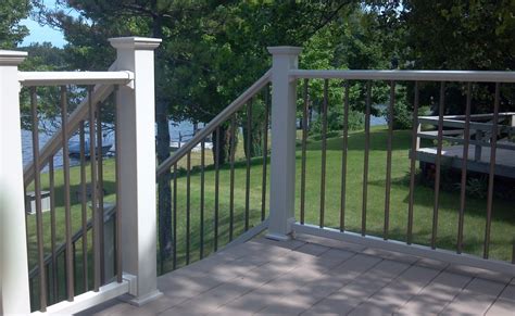 Pvc (polyvinylchloride) and vinyl materials have made great strides into the decking industry during the past decade. Vinyl Railing