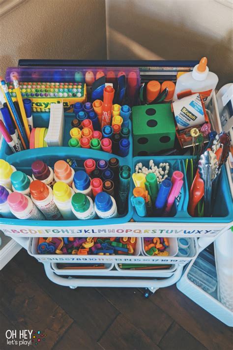 Art Cart Organizing Kids Art And Activity Supplies Artofit