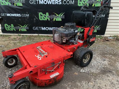 IN GRAVELY BELT DRIVE COMMERCIAL WALK BEHIND MOWER W HP KAWASAKI Lawn Mowers For Sale