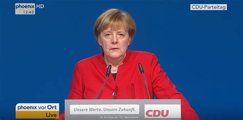 Cdu Parteitag Merkel Preist Datenreichtum Und Überwachung
