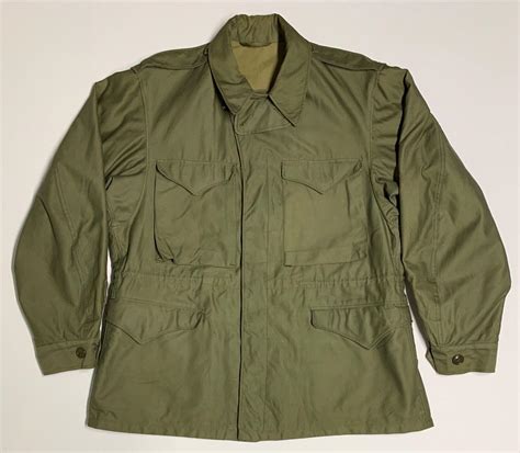 Original Wwii 1943 Dated M1943 Field Jacket Size 40r Pattern B