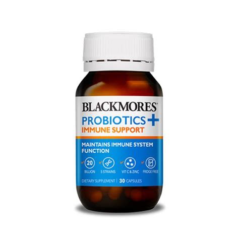 Blackmores Probiotic Immune Support 30 Capsules Reviews Black Box