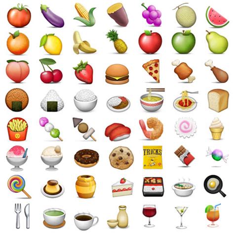 Food Emoji Faces