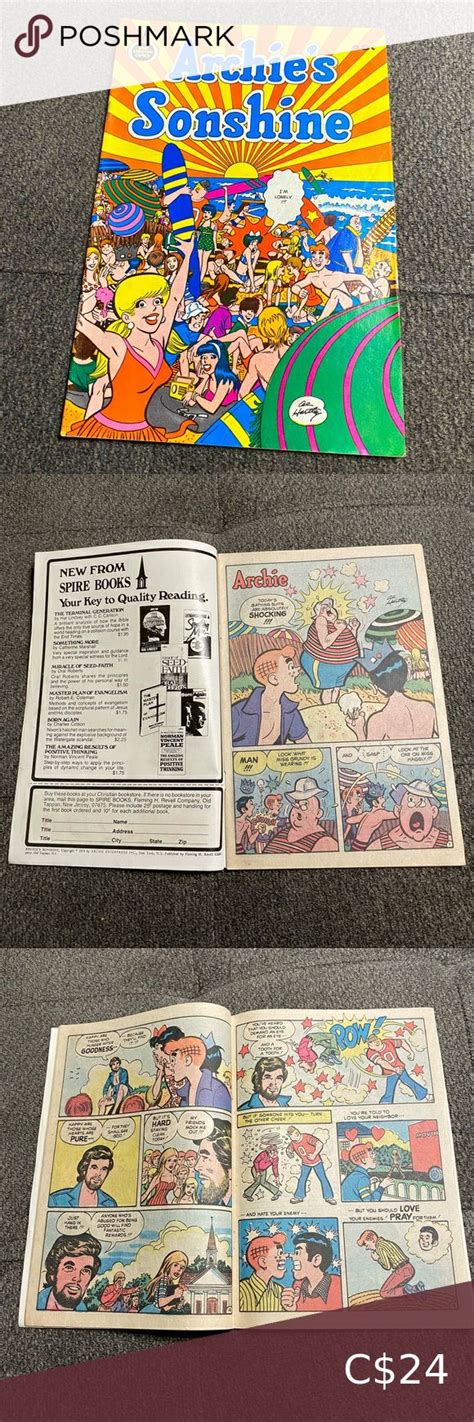 Vintage 1974 Spire Christian Comics Archies Sonshine 49¢ Comic By Al