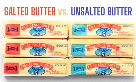 Salted Butter Vs Unsalted Butter I Am Baker