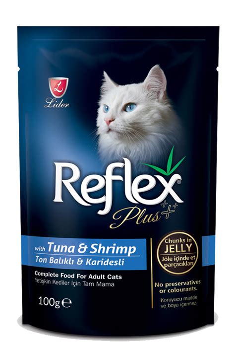 Reflex Plus Adult Cat Food with Tuna & Shrimp (Wet Food) - Reflex