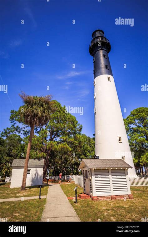 Hunting Island Lighthouse Stock Photo Alamy