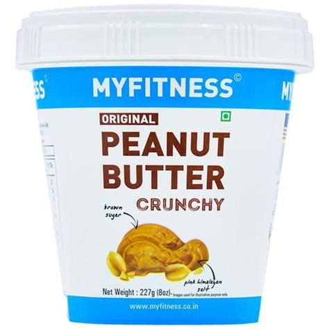 Buy Myfitness Peanut Butter Original Crunchy Rich In Taste Flavour