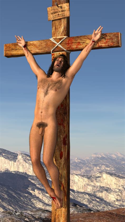 Nude Male Crucified Photo