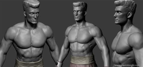 Ivan Drago Study Wip Glauco Longhi Anatomy Poses Ivan Drago