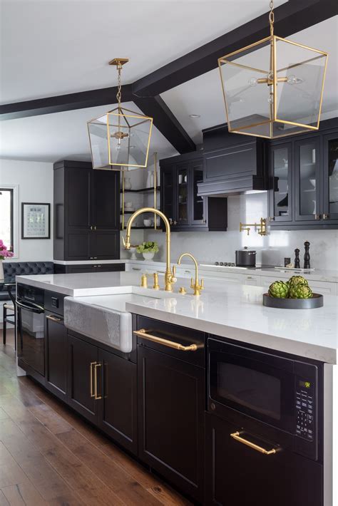 Black Kitchen Cabinets Homedesigners