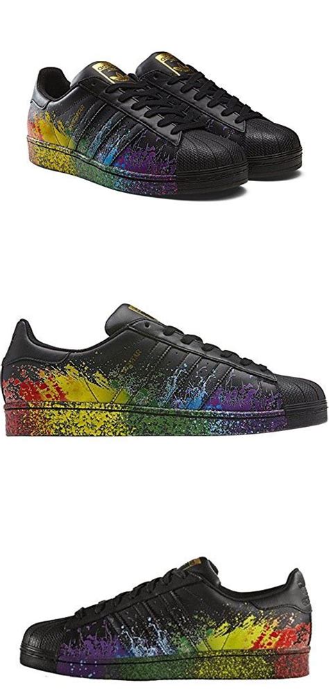 21 this energetic adidas pride pack celebrates your freedom of expression with bold colour and an even bolder message of love and unity for all. Adidas Originals Men's Superstar Pride Pack Shoes BB1687,9 ...