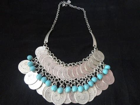 Handcrafted Turkish Turquoise Necklace By Morocraft On Etsy