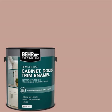 Behr Premium 1 Gal S170 4 Retro Pink Semi Gloss Enamel Interior