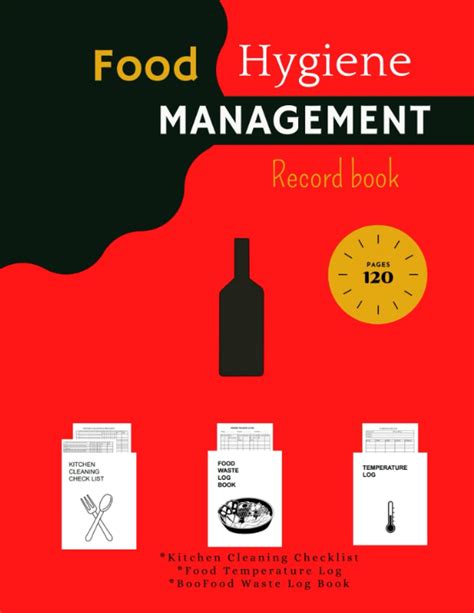 Buy Food Hygiene Management Record Book Food Waste Log For Commercial