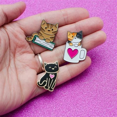 Enamel Pins By Doodlecats On Etsy See Our ‘enamel