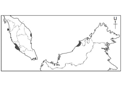 Peta Malaysia Kosong Hitam Putih Penyuburan Peta Cornelius O Hara The