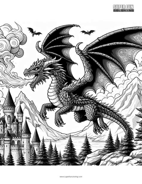 Fire Dragon Coloring Page Super Fun Coloring 5984 The Best Porn Website