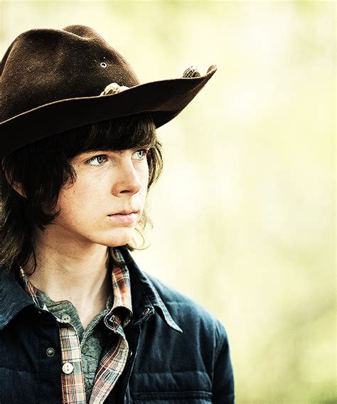 Hi I M Carl Grimes Son Of Rick Grimes 14 Years Old Good With A Gun Love Pudding I Don T