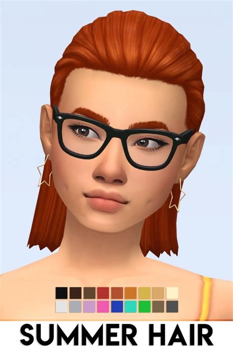 Summer Hair At Vikai Sims 4 Updates