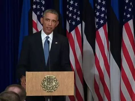 Obama Speaks From Estonia Business Insider India
