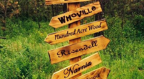 These Whimsical Directional Signs Can Be Ordered As Pictured Or