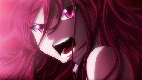 2560x1080 Resolution Red Haired Female Anime Character Fairy Tail