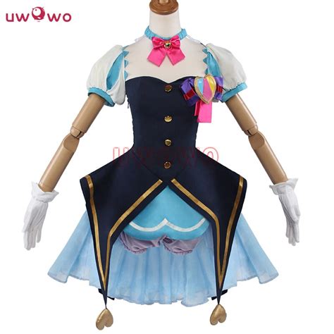 Uwowo Futaba Anzu Cosplay Game Anime The Idolm Ster Cinderella Girls Idolmaster Blue Dancing