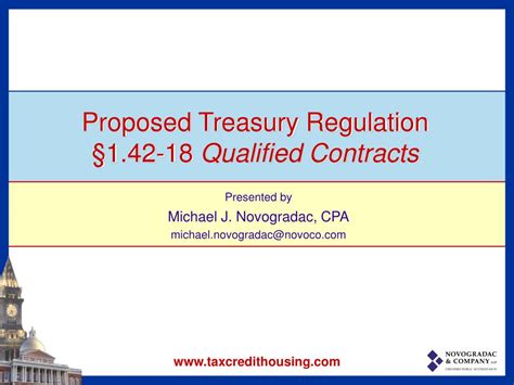 Ppt Proposed Treasury Regulation §142 18 Qualified Contracts
