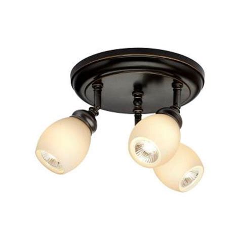 3.7 out of 5 stars. Hampton Bay 3-light Bronze Directional Ceiling Track ...
