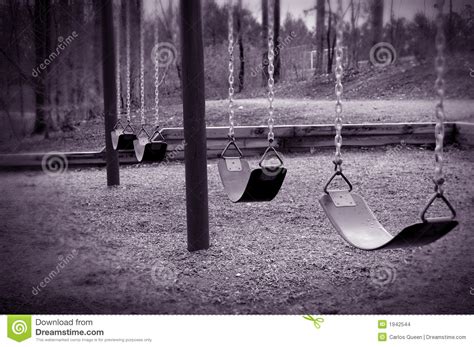 Empty Swings Stock Photo Image Of Swings Playground 1942544