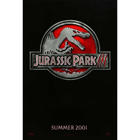 Jurassic Park Iii Movie Poster 29x41 In