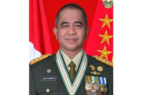 Profil Arif Rahman Jenderal Tni Bintang 3 Yang Kini Menjabat Dankodiklatad