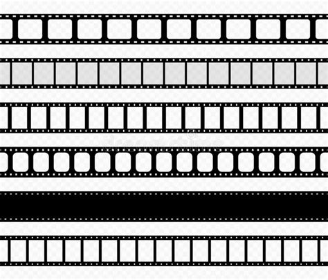 Film Strip Tape Of Movie For Cinema Photo Video Frame Filmstrip