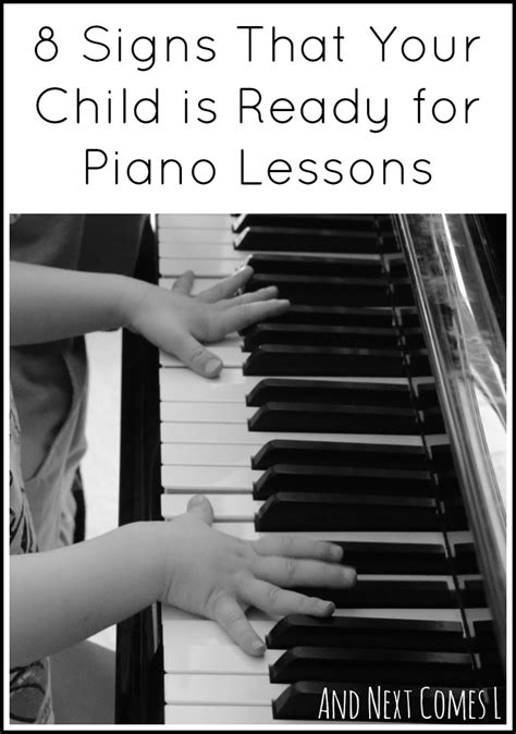 We have lessons that compare current music to music from the past, lessons that connect science and. Starting Piano Lessons: When is a Child Ready for Piano Lessons? | And Next Comes L - Hyperlexia ...