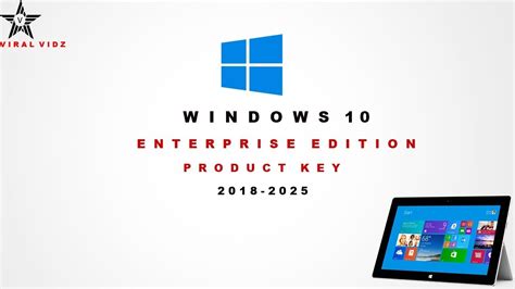 Windows 10 Enterprise Edition Product Key 2018 2025 100 Working