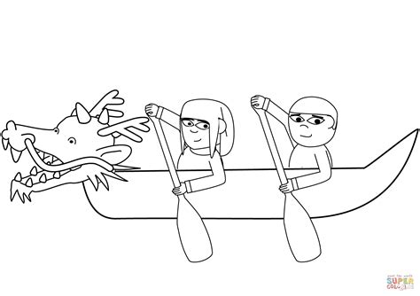 Maybe you would like to learn more about one of these? Chinese Dragon Boat Festival coloring page | Free ...
