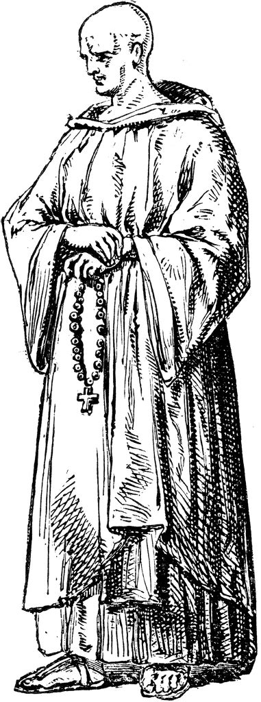 Cistercian Monk Clipart Etc